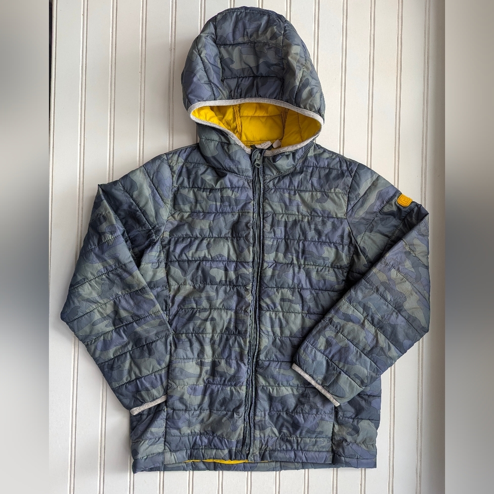 GAP Kids Camo Light Puffer Jacket